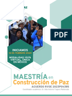 Dossier Maestría en Construcción de Paz