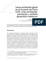 Franchini, M., & Mauad, A. C. E. (2022) - La Gobernanza Ambiental Global Tras El Acuerdo de París y Los Ods Crisis
