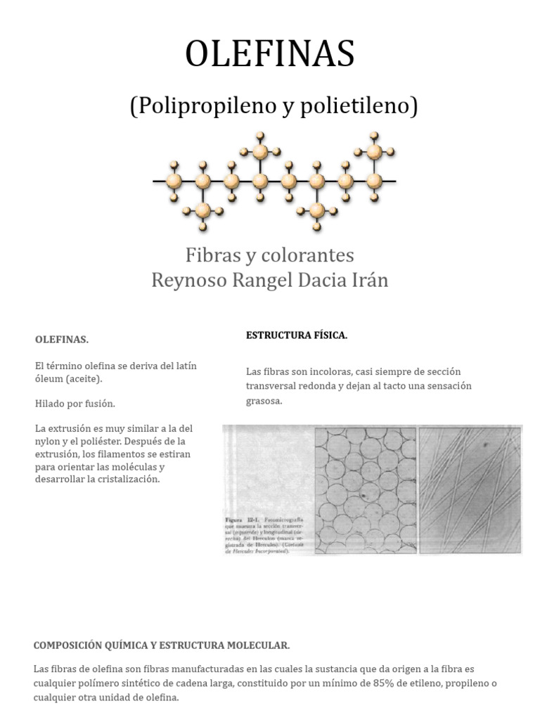 Composición y usos de olefinas | PDF | Polímeros | Polietileno