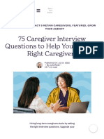 65 Caregiver Interview Questions To Help You Hire The Right Caregivers