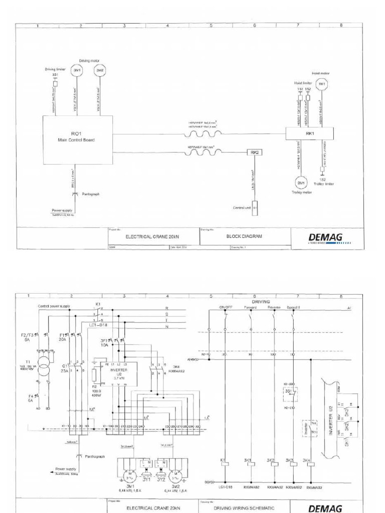 Demag Crane Wiring Schematic PDF