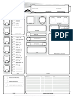 Blank D&D Character Sheet PDF