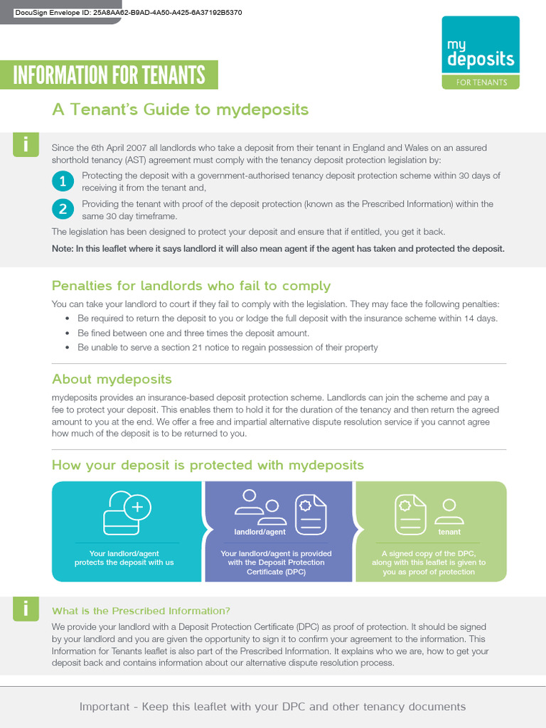 Tenant Guide: Deposit Protection Penalties | PDF | Leasehold Estate ...