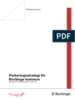 Parkeringsstrategi För Borlänge Kommun
