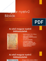 Magyar Bibliak XV-XVII