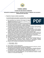 Requisitos Generales A Soldado Especialista 2023 - 2024