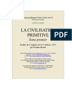 La Civilisation Primitive t1