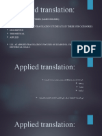 Applied Translation