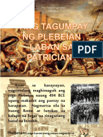 Dokumen - Tips - Ang Tagumpay NG Plebeian Laban Sa Patrician