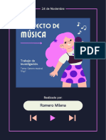 Trabajo Informativo de Música Sobre El Genero Musical Pop