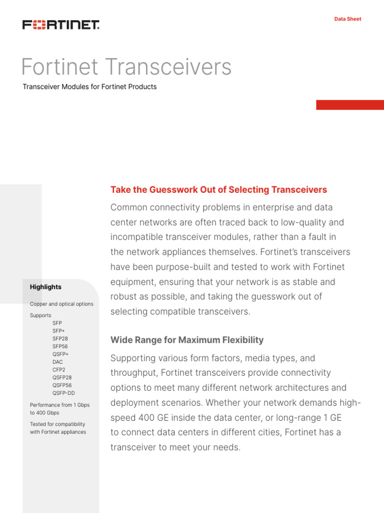 Transceivers PDF Computing Computer Science