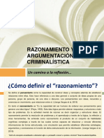 Razonamiento y Argumentación en La Criminalística