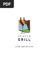 Sciacca Grill Menu St. Julians Web Version | PDF | Martini ...