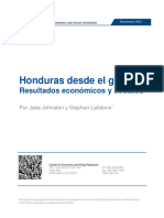 Honduras desde el Golpe