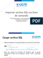 3 - Cargar Archivo SQL Via CMD