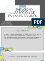 Prevención y Corrección de Fallas en Taludes