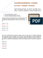 Avaliação Diagnóstica (02) - 2024 PDF