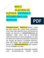 Entenda sobre termos e nomenclaturas de elétrica