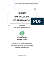 Qurban Dan Tata Cara Pelaksanaannya