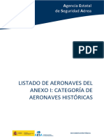 A-DSM-LNTM-01 1.2 Listado de Aeronaves Historicas