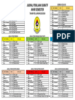 Jadwal Sumatif Akhir