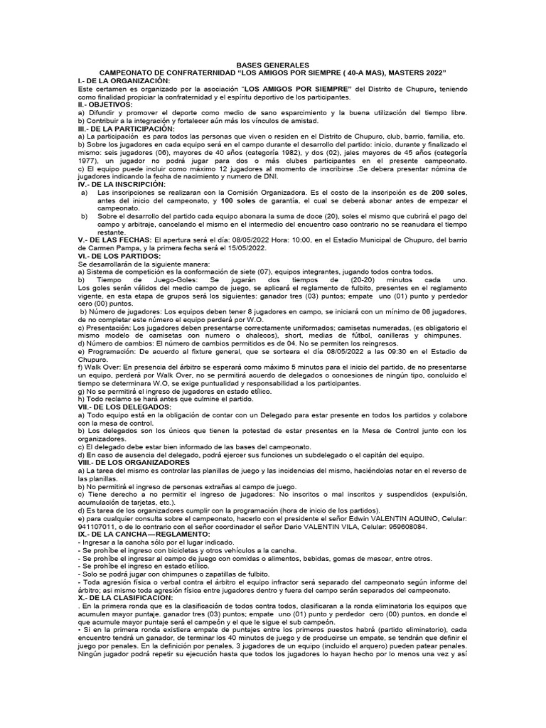 bases-generales-de-campeonato-pdf-asociaci-n-de-futbol-deportes