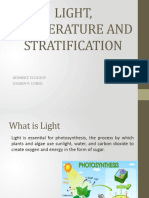 Light, Temperature Advance Ecology