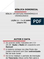 Lição 11 I e II Samuel