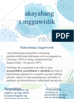 Kompan Report Kakayahang Lingguwistik