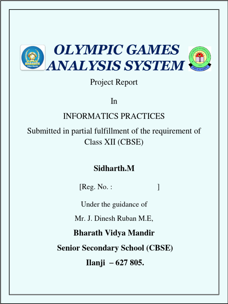 Olympics Sidharth | PDF | Python (Programming Language) | Systems ...