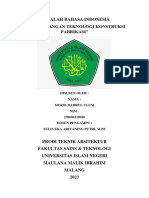 MAKALAH Perkembangan Teknologi Konstruksi Pabrikasi