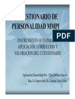 Test MMPI 2 (Ficha Técnica)