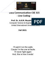 CSE 315 Lecture-No.5 (Fall 2021) - Line Coding