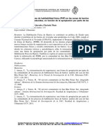 Viabilidad de Los Planes de Habitabilidad Física (PHF) en Las Zonas de Barrios de Viviendas Auto Producidas, En Función de La Apropiación Por Parte de Las Comunidades.