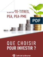 Café de La Bourse - Que Choisir Pour Investir