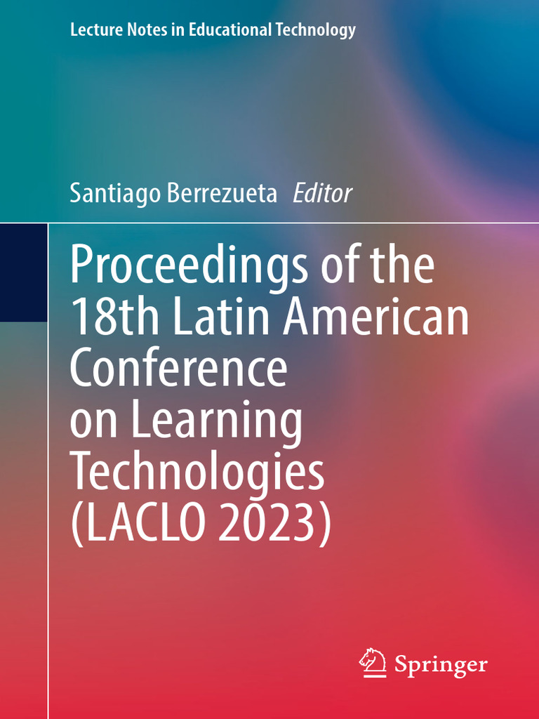 Proceedings of The 18th Latin American Conference On Learning Technologies  (LACLO 2023) | PDF | Quartile | Statistics