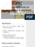 Introduction To India Literature