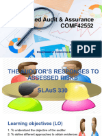 Auditor's Response To Assessed Risk