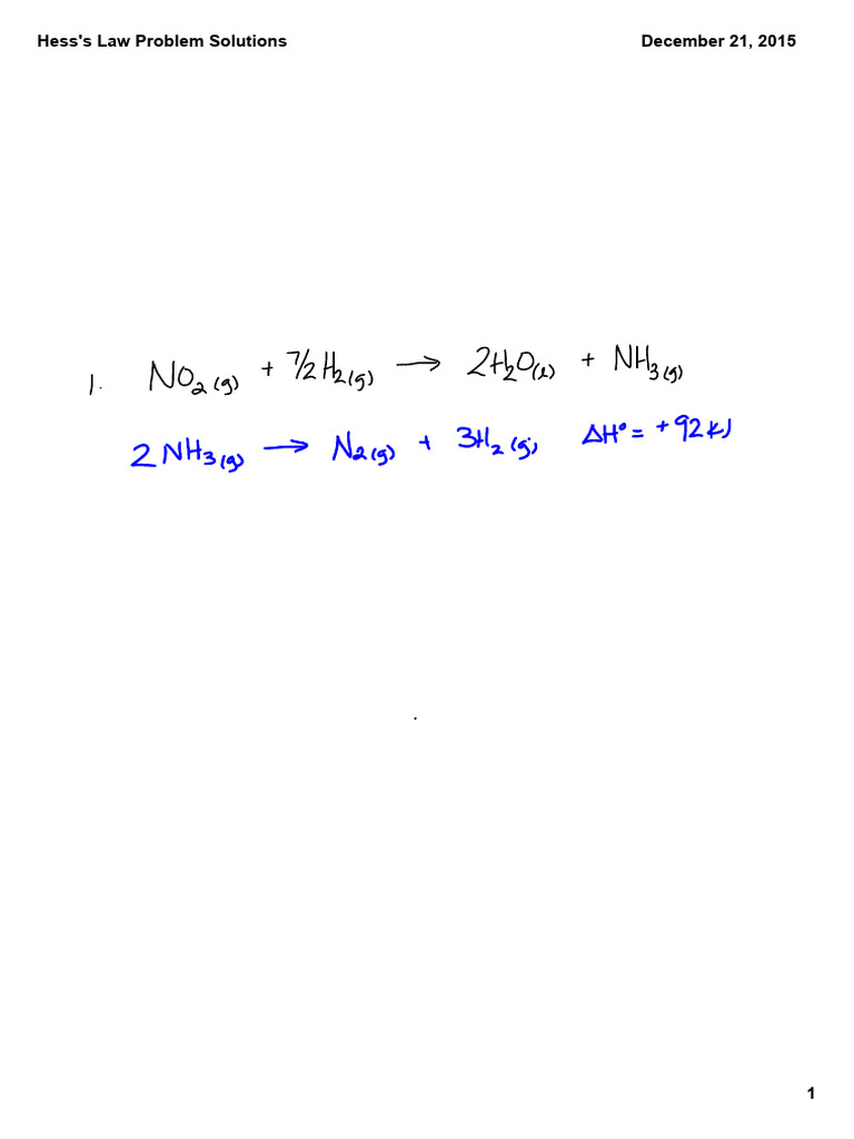 Hesss Law PDF Chemistry Atoms Hesss Law PDF Chemistry Atoms