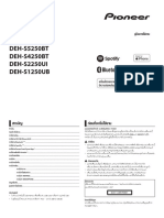 (Thailand) Mix SCD Manual - FH-S725,525 - MVH-S425 - DEH-S4250,2250,1250