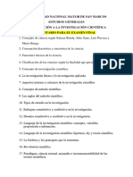 Balotario para El Examen Final de Intr. A La Invest. Científica. 2023 - Ii