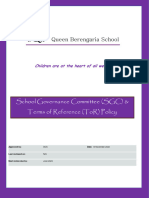 QBS School Governance Committee ToR Policy vs4 20221124 - FV