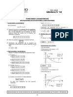 Semana 32 - Funciones Logarítmicas - Practica de Clase