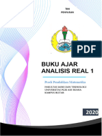 Bahan Ajar 2020 - BL3 530 - Analisis Real 1
