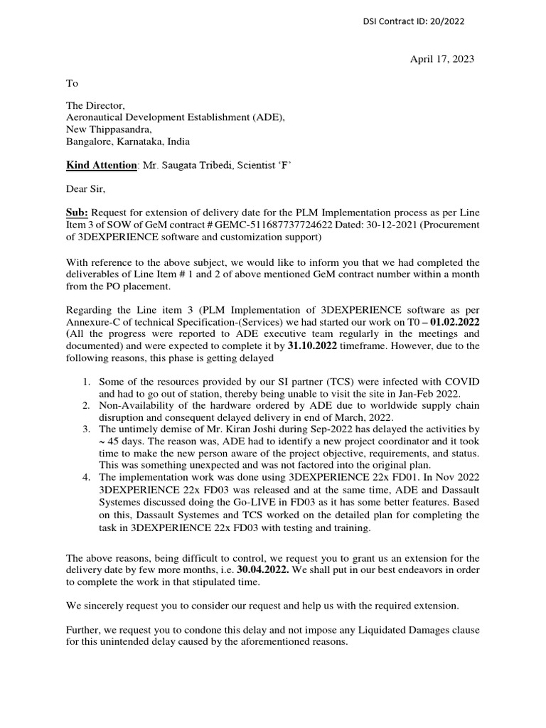 3DEXPERIENCE Services Letter V6.0 Clean | PDF | Business