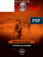 Mini Simulado PMPB - História Da Paraíba 01 - HD Cursos