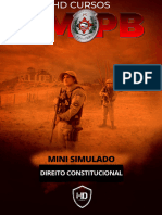 Mini Simulado PMPB - Direito Constitucional 03 - HD Cursos