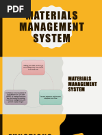 Lesson 14 Materials Management System