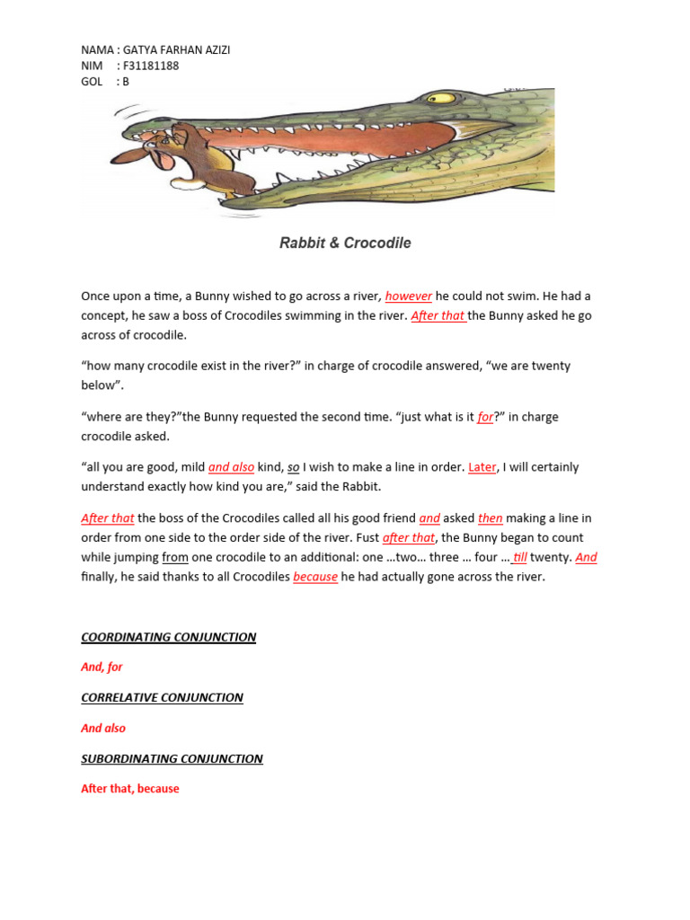 GRAMMAR CONJUNCTION Full | PDF | General Fiction