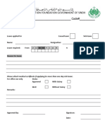 10-Leave Application Form Staff